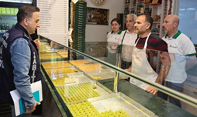 Bursa Nilüfer'de tatlı üreticilerine sıkı denetim
