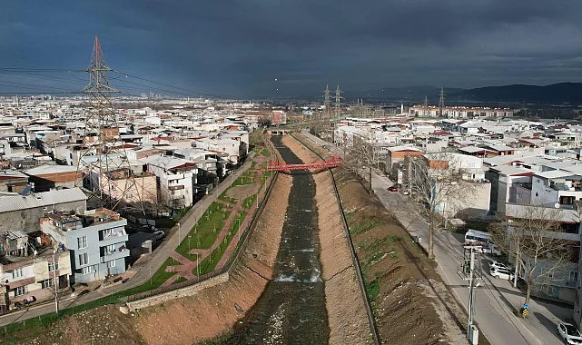 Bursa Yıldırım'da Deliçay artık daha güvenli