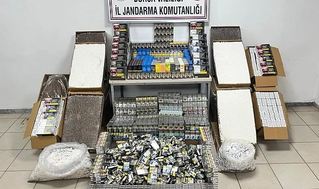 Bursa'da binlerce kaçak sigara ele geçirildi