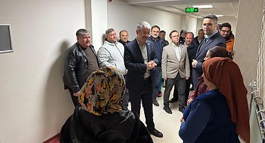 Şaban Çopuroğlu'ndan çat kapı hastane ziyareti