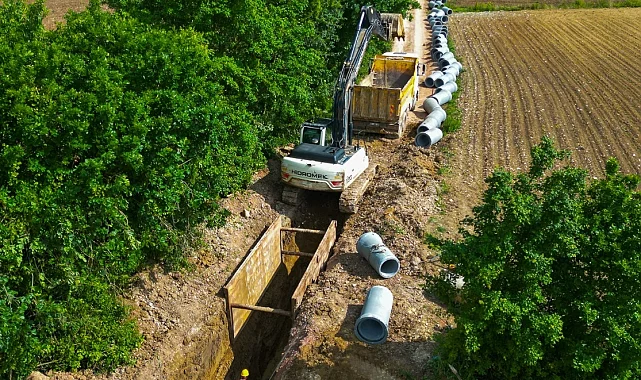 Sakarya'da atık su altyapısı 5 bin metrelik yeni hat ile güçleniyor