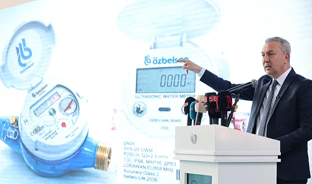 Sivas Belediyesi'nden yerli akıllı su sayacı
