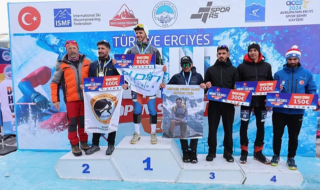 Uluslararası Erciyes Dağ Kayağı Yarışları sona erdi