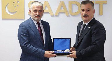 Anahtar Parti'den Saadet Partisi'ne ziyaret