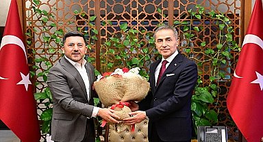 Başkan Rasim Arı'dan Vali Hüseyin Kök'e Hayırlı Olsun Ziyareti