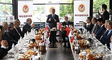 BTSO Başkanı Burkay MUŞSİAD üyeleriyle buluştu