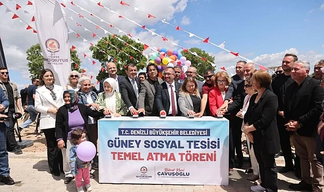 Denizli Güney'de yeni yaşam merkezinin temeli atıldı
