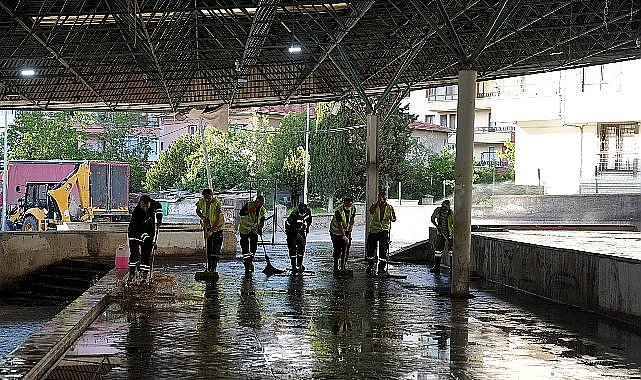 Keçiören'de Kurban Kesim Alanları Temizlendi
