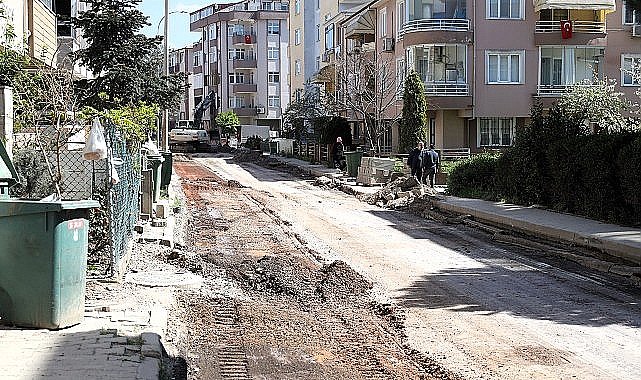 Körfez'de 22 kilometrelik üstyapı çalışması