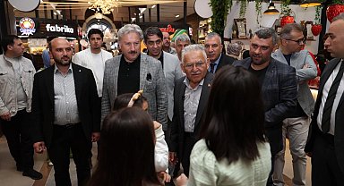 Memduh Büyükkılıç'tan Çarşı Melikgazi'ye ziyaret