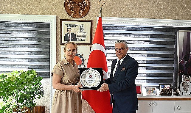 TKB Kemer Şube Başkanı Akdağ'dan Başkan Topaloğlu'na ziyaret