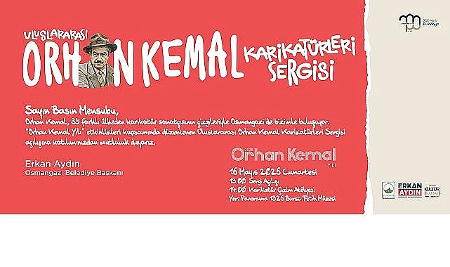 “Uluslararası Orhan Kemal Karikatürleri Sergisi
