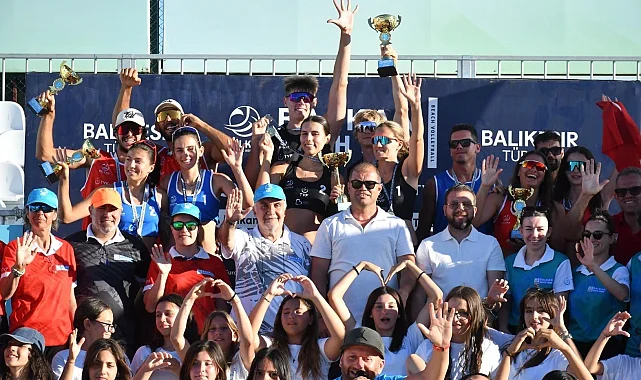 Balıkesir'de Plaj Voleybolu Balkan Şampiyonası sona erdi