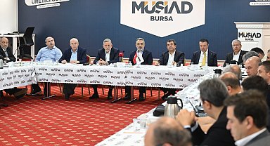 BTSO Başkanı Burkay MÜSİAD yönetimi ile buluştu