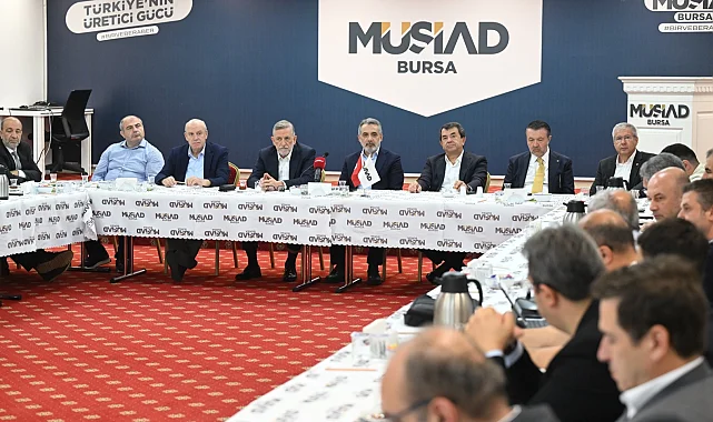 BTSO Başkanı Burkay MÜSİAD yönetimi ile buluştu