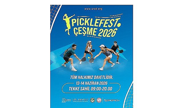 Çeşme'de Pickleball heyecanı: Uluslararası turnuva ve festival peş peşe