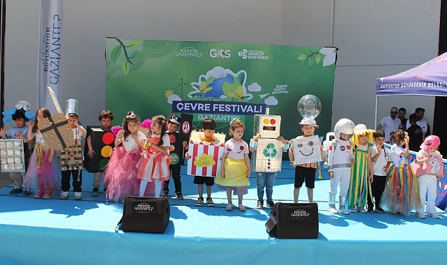 Çevre Festivali Gaziantep'te çocukları ve aileleri buluşturdu