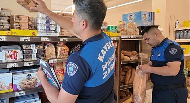 Kayseri Büyükşehir zabıtasından sıkı denetim