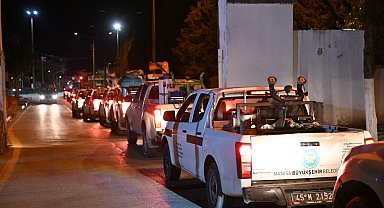Manisa Büyükşehir'in vektörle mücadelesi sürüyor