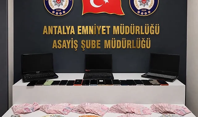 Antalya'da 'son durak' operasyonu! 14 tutuklama