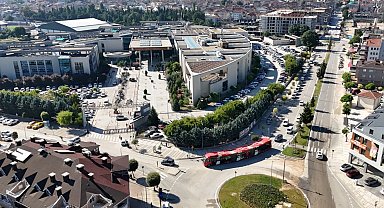 Bursa İnegöl'de metrobüs için ilk test sürüşü yapıldı