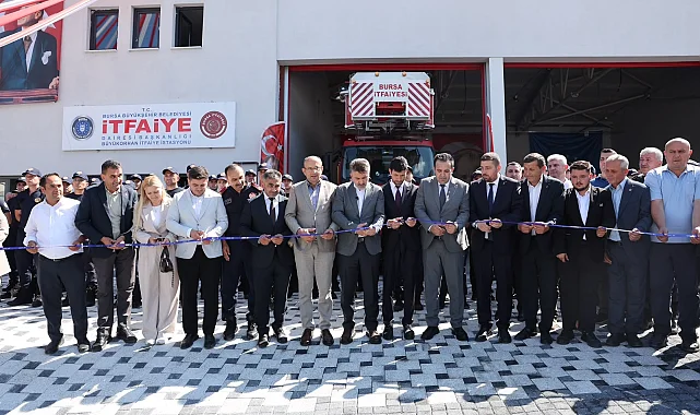 Büyükorhan tam donanımlı itfaiye binasına kavuştu