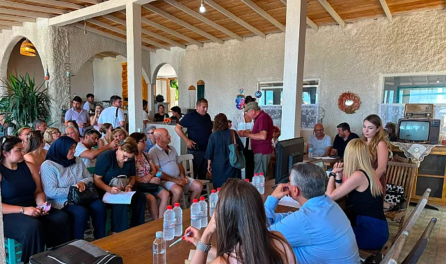 Castello Fontana'ya Çeşme halkından destek
