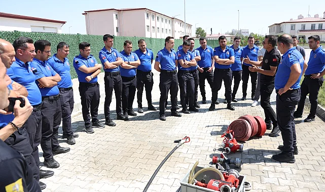 Cezaevine yangın eğitimi
