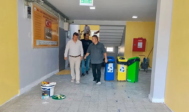 Edirne Keşan'daki okullarda yaz dönemi bakım ve onarım çalışmaları sürüyor