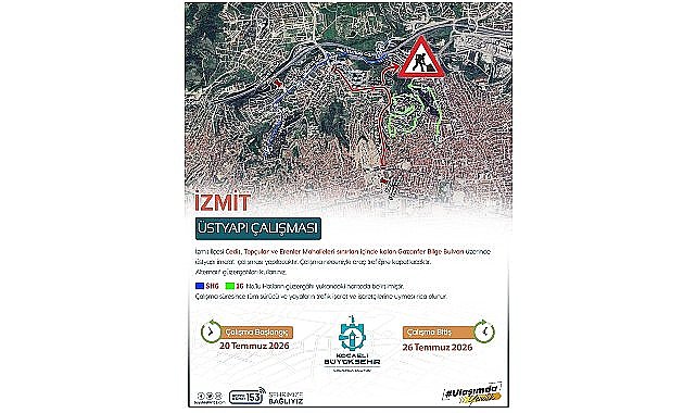 Gazanfer Bilge Bulvarı trafiğe kapatılacak