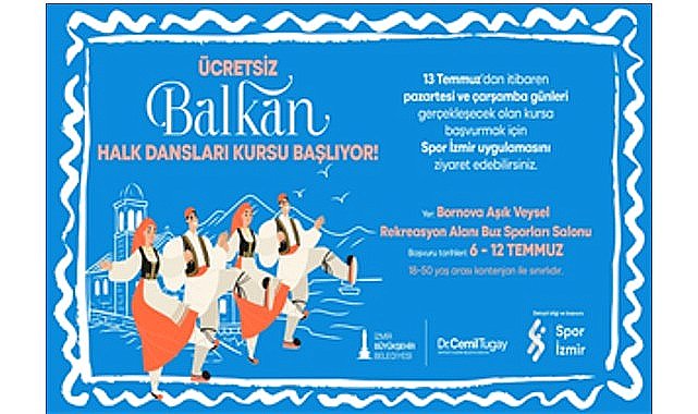 İzmir'de Balkan Halk Dansları kursu başlıyor