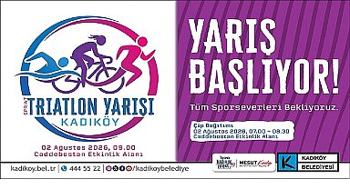 Kadıköy'de Sprint Triatlon İçin Geri Sayım Başladı