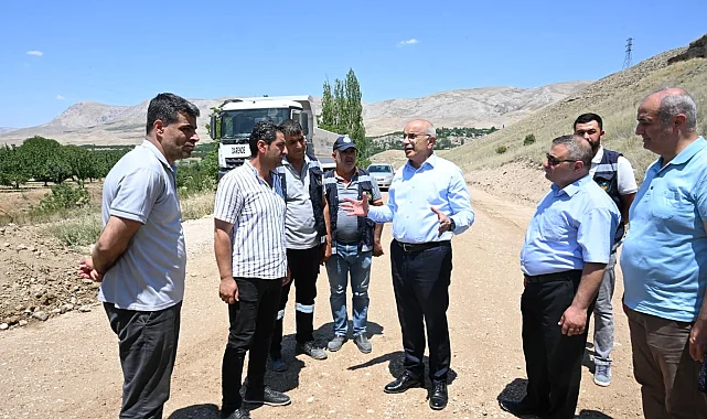 Malatya'da yol çalışmaları karayolları standardına ulaşıyor