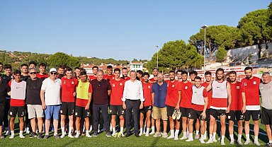 Mesut Ergin'den Ayvalıkgücü Belediyespor'a ziyaret