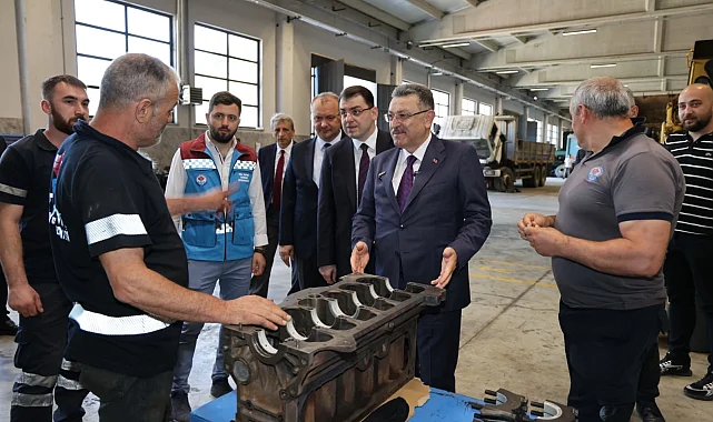 Trabzon'da Başkan Genç personelle Bulak Yerleşkesi'nde buluştu