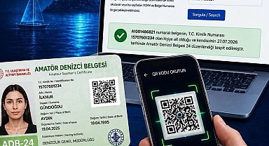 Amatör Denizci Belgelerinde QR kod dönemi başladı