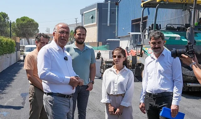 İzmir Gaziemir'de asfaltlama atağı