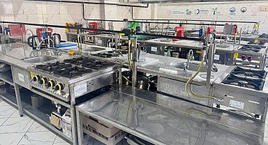Keşan İlhami Ertem MTAL'de yeni mutfakta sona gelindi