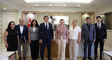 Kırgız Cumhuriyeti Antalya Başkonsolosu Başkan Vekili Özdemir'i ziyaret etti