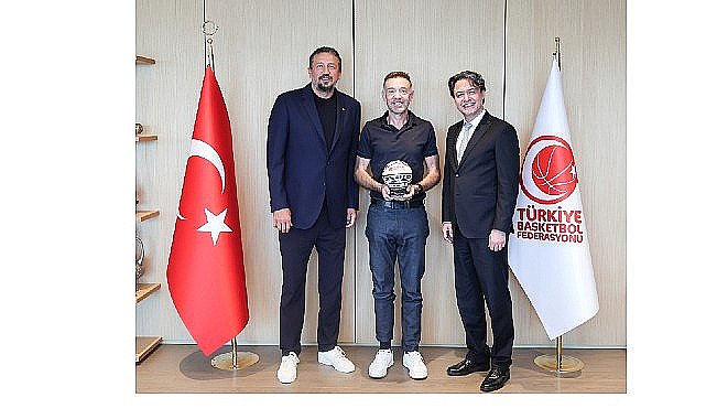 Koray GYO'dan TBF Başkanı Hidayet Türkoğlu'na ziyaret