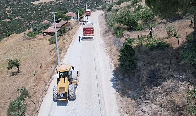 Manisa Büyükşehir'den Kula'da 12,5 kilometrelik yol hamlesi
