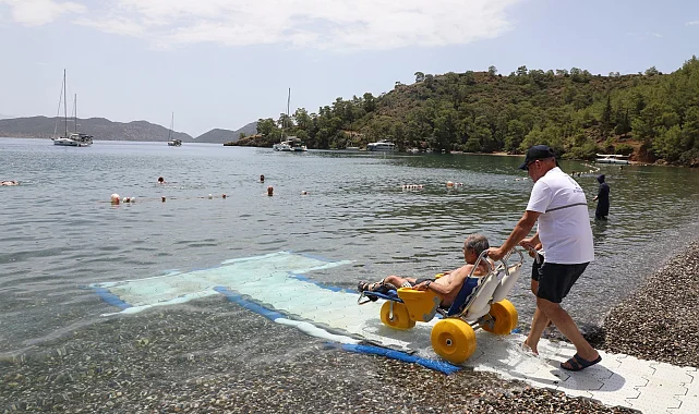 Muğla'da engelsiz deniz keyfi