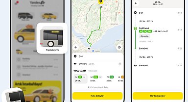 Yandex Go'ya toplu taşıma planlama özelliği