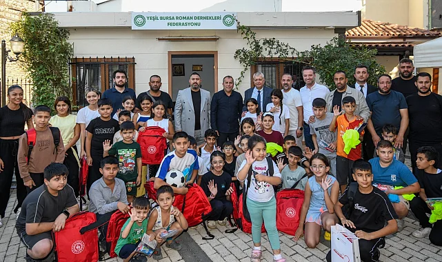 Bursa Osmangazi'de çocukların yüzünü güldüren buluşma