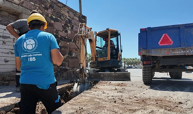 Cunda'da atık sular için kalıcı kanalizasyon çözümü
