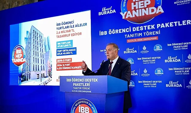 İstanbul Büyükşehir'den öğrencilere 8,7 milyar liralık destek paketi
