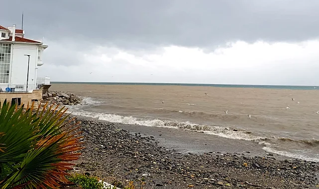 Bursa'da sel suları çamuru denize taşıdı!
